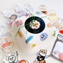 黑膠唱片文具禮盒/貼紙禮盒/文具禮盒