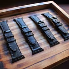 【Apple Watch 20mm 曜石黑 純黑錶帶】各版本各尺寸適用 Ultra