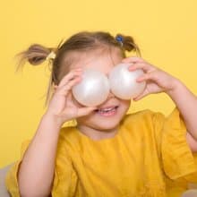 波蘭Misioo彩色繽紛波波球-乳白色( 一箱100顆) 和珍珠白非常相似