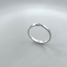 情人節禮物 情人對戒 純銀戒指 金工戒指DIY - 莫比烏斯(細)