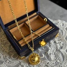 中古美品 Celine 思琳 星球吊飾 手袋掛飾 毛衣鍊 長項鍊 兩用