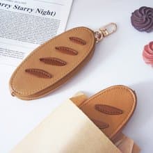 法國麵包皮革造型零錢包 | 掛飾