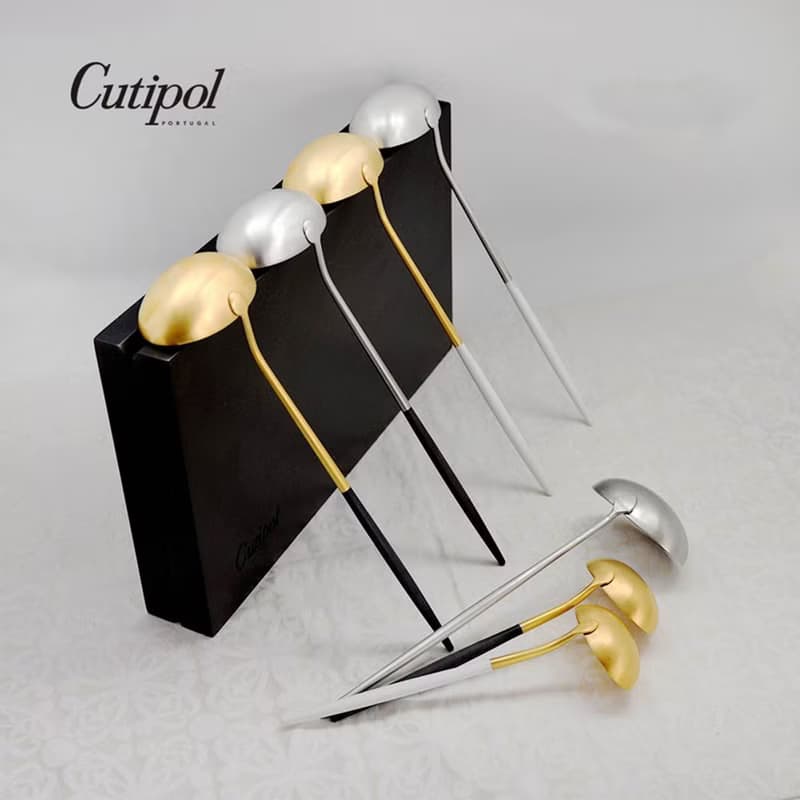 葡萄牙Cutipol GOA系列紅金29.5cm大湯杓