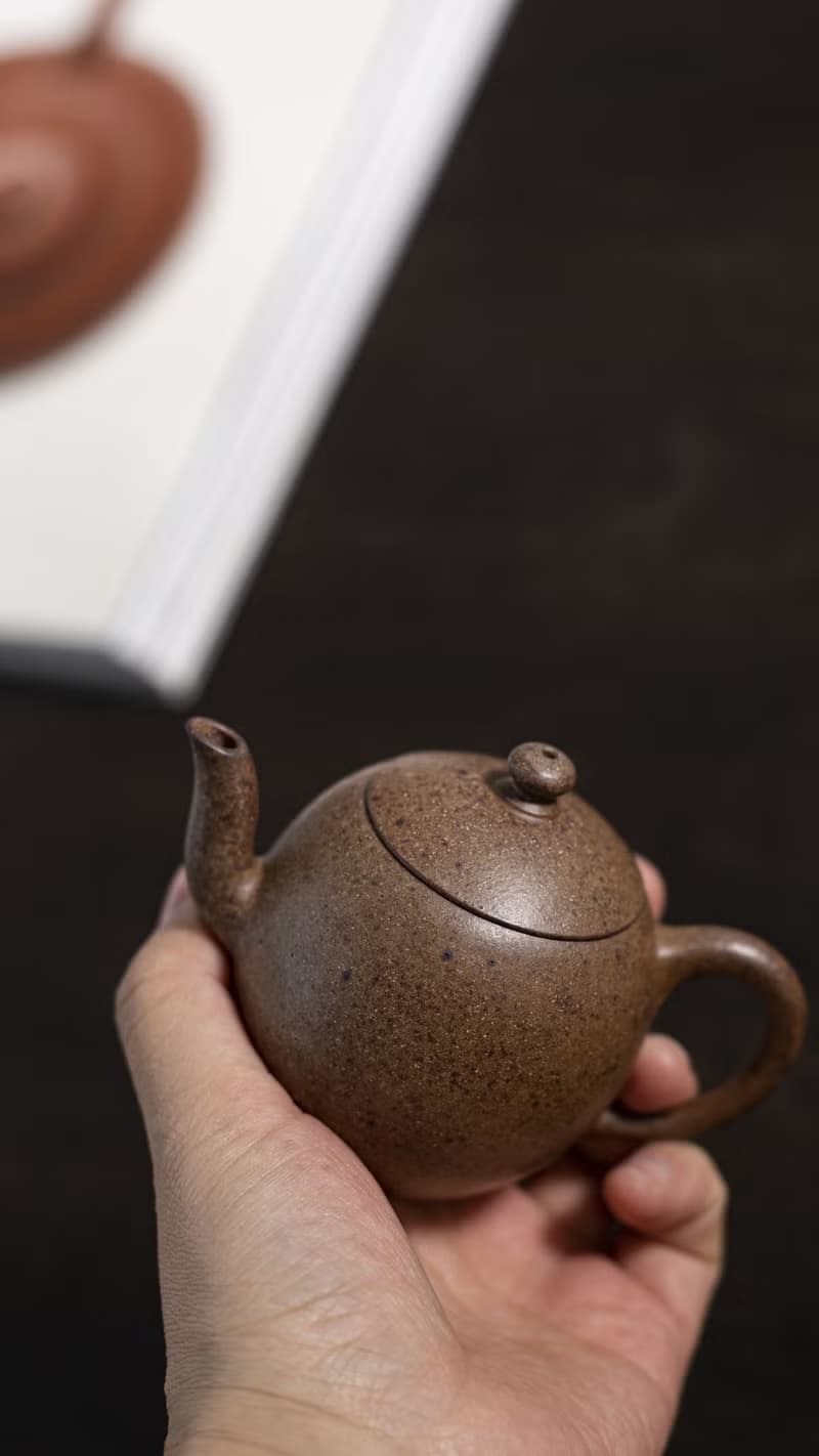 送禮紫砂壺茶壺老款龙蛋 特高温 140cc 造型正宗 曲线流畅 高温老