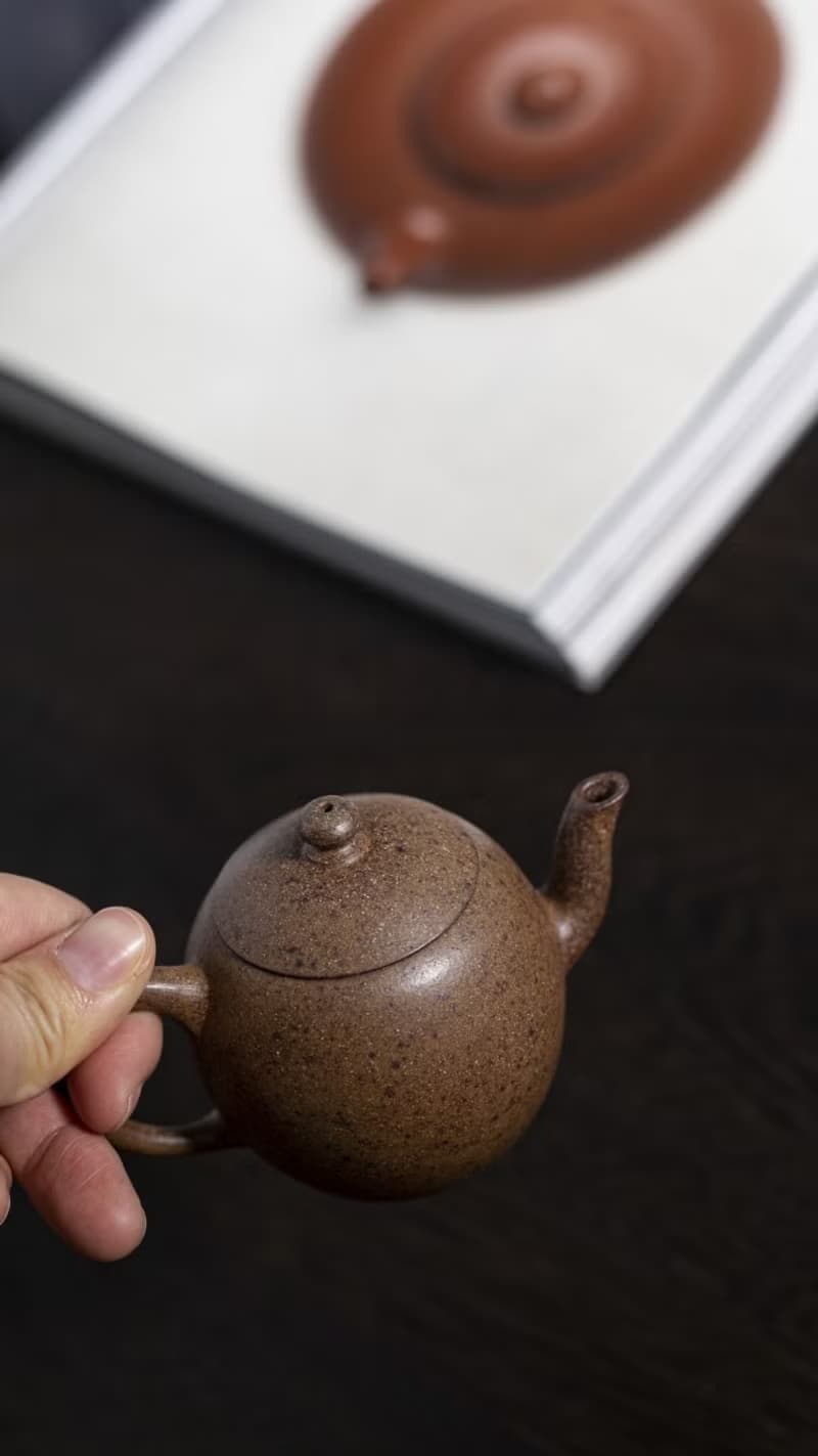 送禮紫砂壺茶壺老款龙蛋 特高温 140cc 造型正宗 曲线流畅 高温老