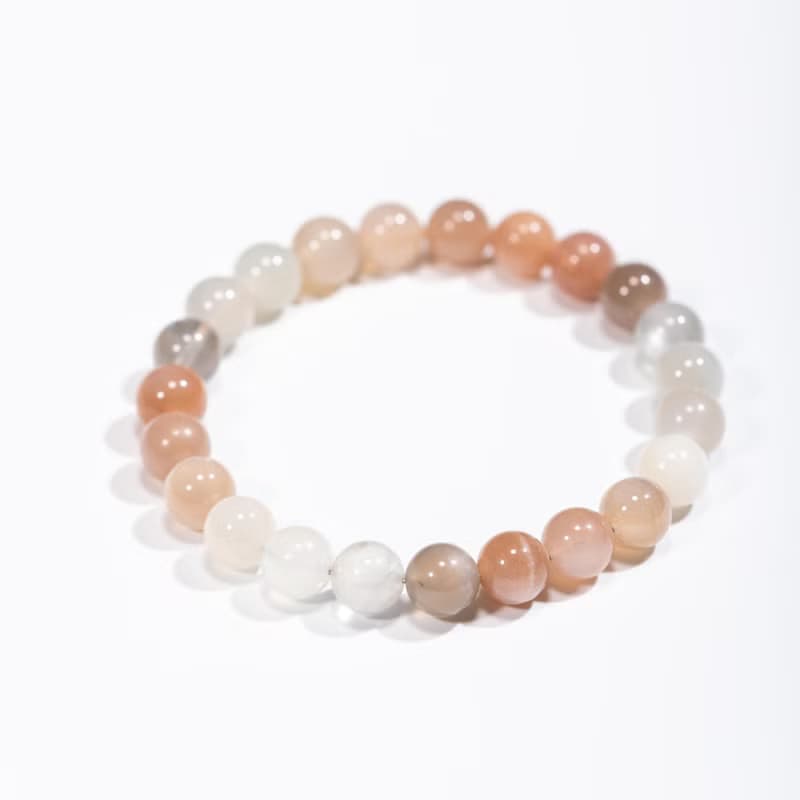 彩月光石手鍊 | 天然水晶手鍊禮物