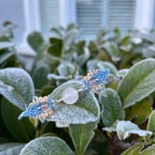 月光石 macrame 編織手鍊