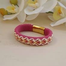 Elegant Crystal Bracelet Crochet Bracelet For Women Handmade Jewelry 水晶手鍊