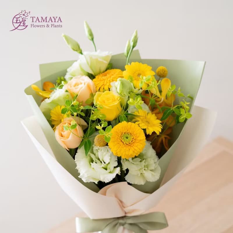 新芽微光花束