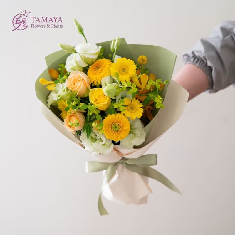 新芽微光花束