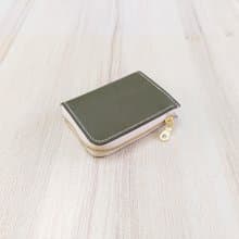 小L型拉鍊零錢包  拉鏈零錢包 真皮全手縫