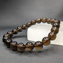 【訂製品】茶晶 手串 手鍊 天然水晶 水晶手串 8-16mm 水晶手鍊