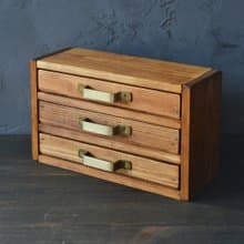 0310mto 日本産ひのき 小分け収納 ピルケース アクセサリーケース デスク収納 カトラリーケース