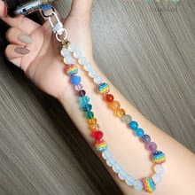 慕霓。水晶手機防丟掛飾 包掛 雲端上的彩虹閃亮登場 好評限量推