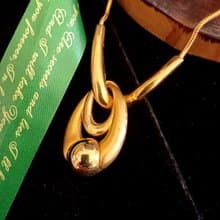 vintage jewelry Trifari 現代藝術幾何造型 項鍊