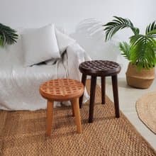 【微森林精選設計】華夫餅--格子鬆餅造型椅--原味--巧克力口味