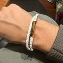 4mm 皮繩手鍊 • 可訂製 • 雷射字印 • Unisex 男/女款