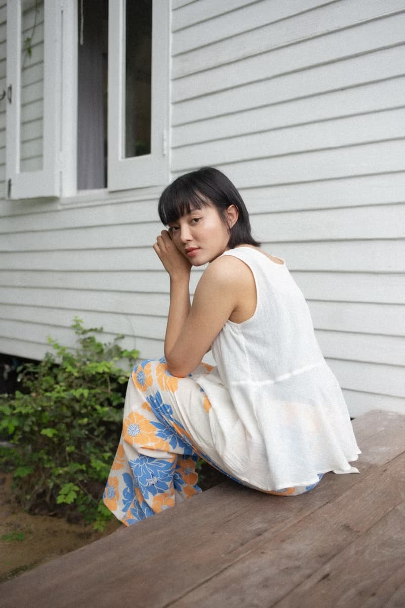 Mulmul orange floral wide pants