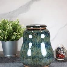 【送禮好物】天目釉手拉坯 茶倉 茶葉罐 鶯歌名家葉敏祥手工作