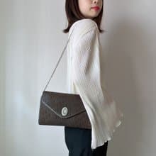 中古正品 迪奧 絨布印花 Christian Dior Monogram 兩用手袋