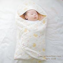 【日本OP mini】嬰兒六重紗包巾 咕咕雞