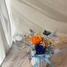 塞納河畔 牛奶罐盆花 開幕盆花 生日禮物 節日送禮 居家擺飾 花禮