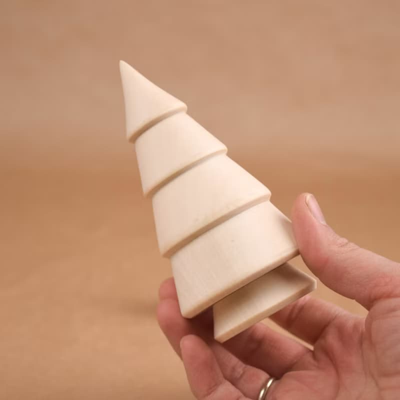 Wooden Small Christmas Tree Decor