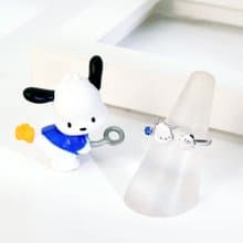 Pochacco經典系列-帕恰狗晶鑽純銀戒指