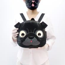 Black pug backpack,crossbody bag,hand painted bag,for animals lovers