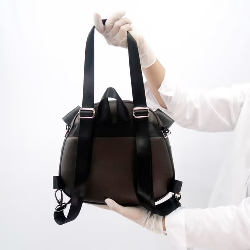 Black pug backpack,crossbody bag,hand painted bag,for animals lovers