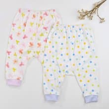 MIT純棉 寶寶長褲。專為嬰兒 新生兒設計寬褲襠-點點&花朵 3M/6M
