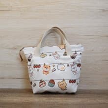 拉鏈小提袋/餐具袋_熊兔派對