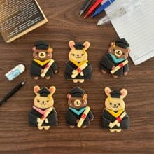 畢業季。畢業兔、畢業熊餅乾。S-Cookie原創