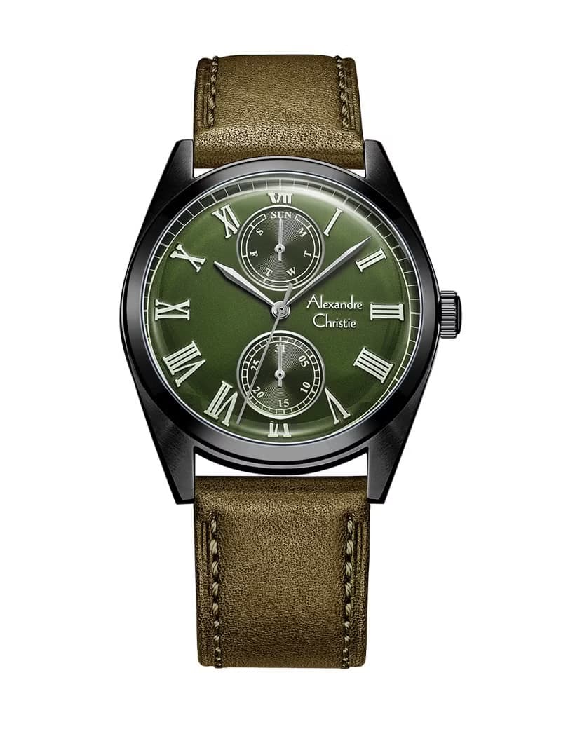 【AC手錶】6578MFLIPGN-復古綠