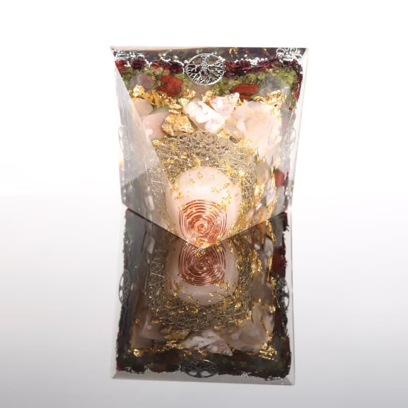 【母親節禮物】水晶療癒晶為天人2-大型奧剛金字塔Orgonite戀愛運