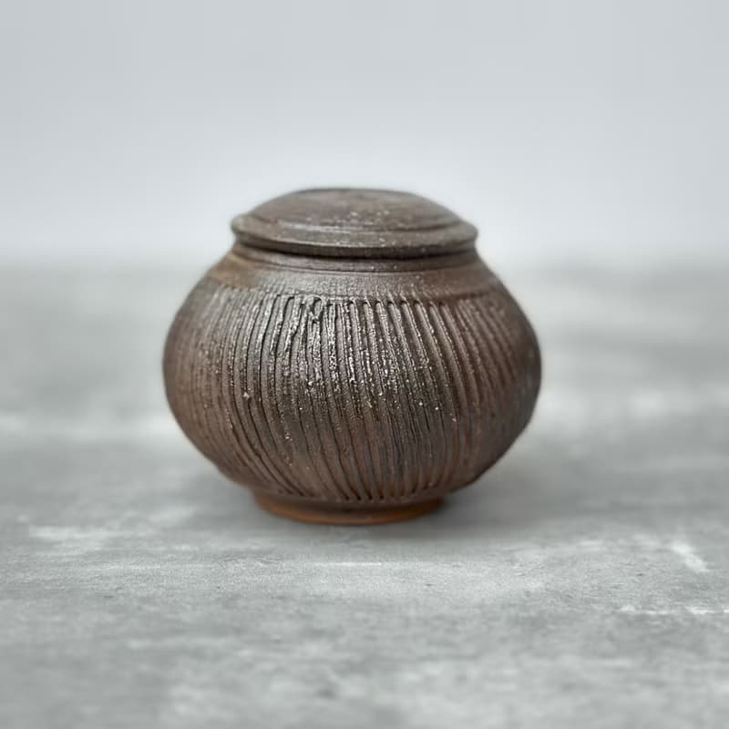 柴燒茶葉罐