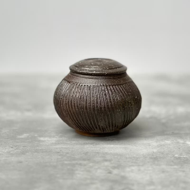 柴燒茶葉罐