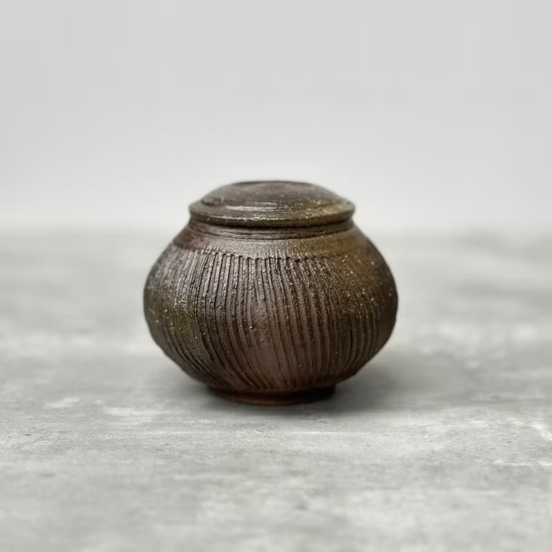 柴燒茶葉罐