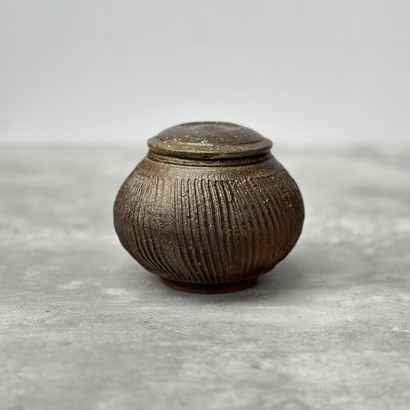 柴燒茶葉罐
