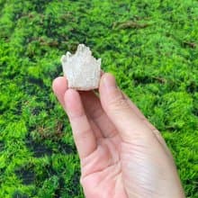 天然原礦可愛白水晶小蛋糕簇 消磁淨化 療癒 開運 淨化