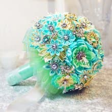 珠寶捧花神話系 春神降臨純手工緞帶花束(精美禮盒)