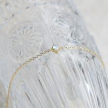 月光石 菱形寶石手鍊 月光石手鍊 女生禮物 六月生日石 水晶