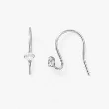 【Palette】 14K 白金線座耳環