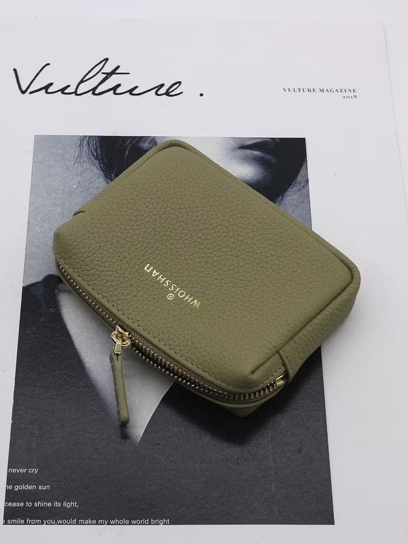 Togo頭層牛皮 拉鏈零錢包