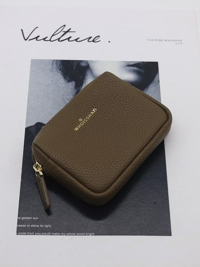 Togo頭層牛皮 拉鏈零錢包