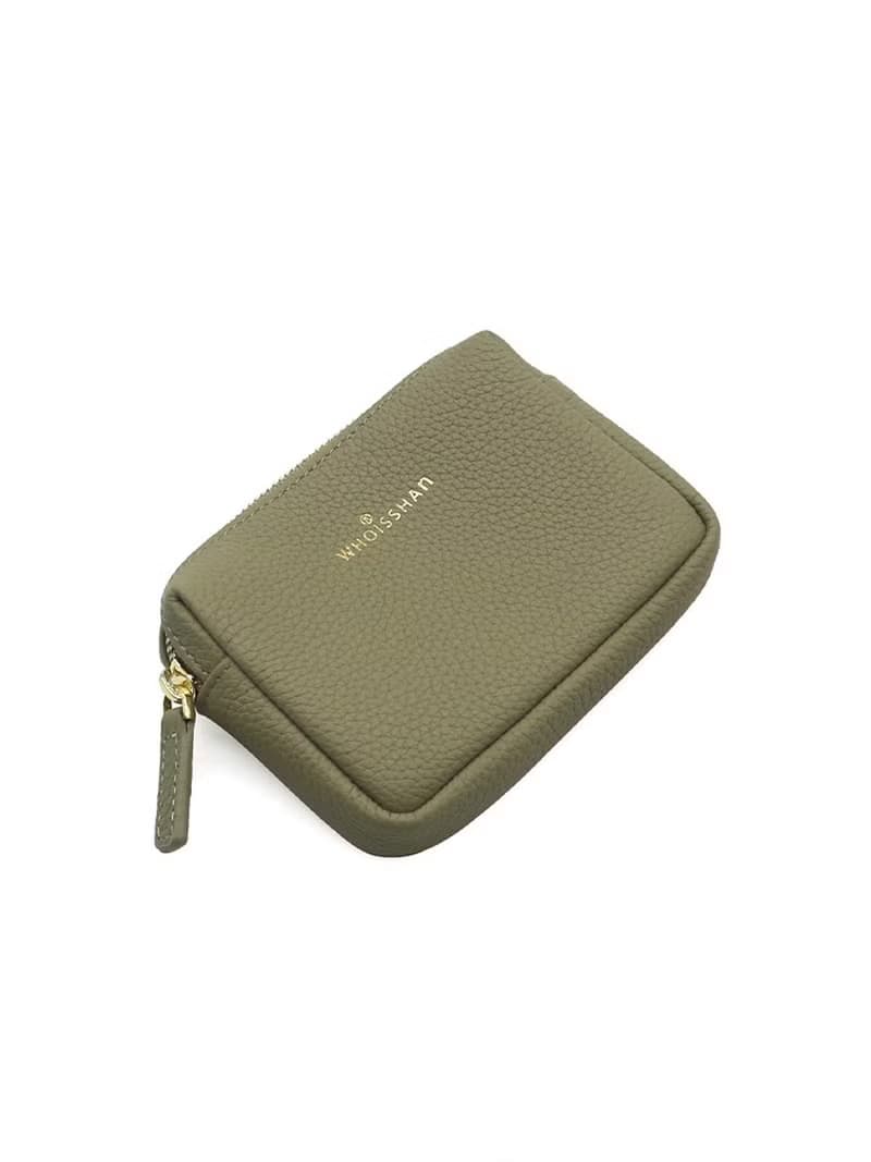 Togo頭層牛皮 拉鏈零錢包