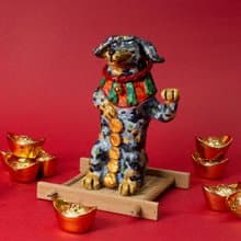 招財大理石長狗 Lucky DooooooG/招財狗/臘腸狗/母親節禮物
