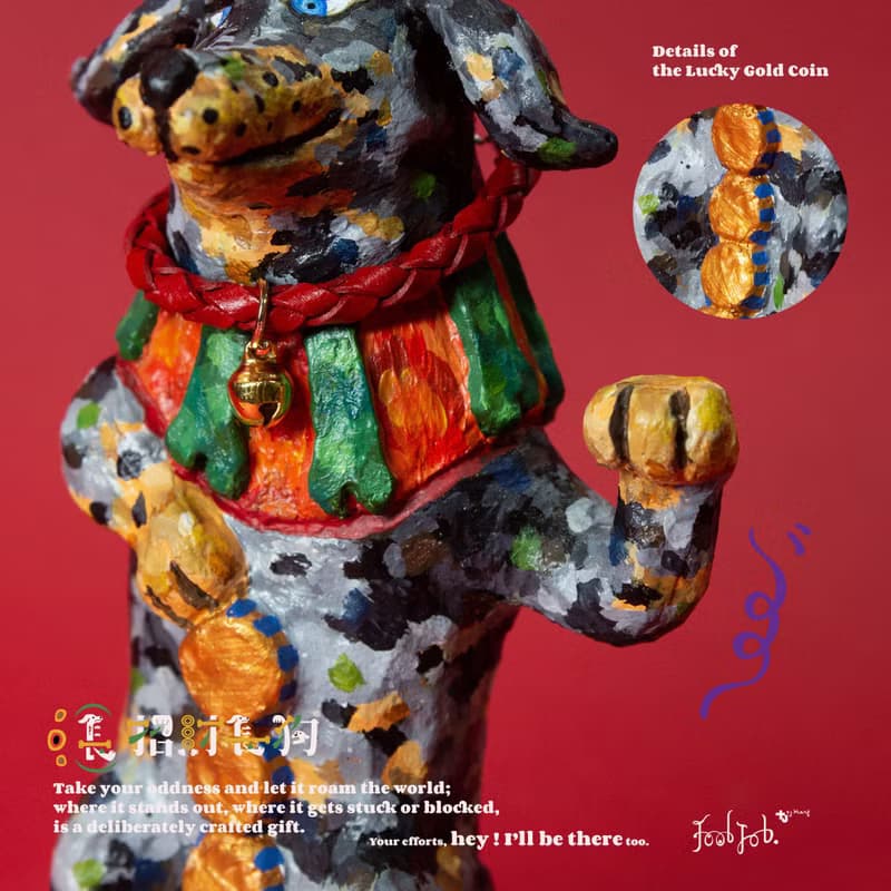 招財大理石長狗 Lucky DooooooG/招財狗/臘腸狗/母親節禮物