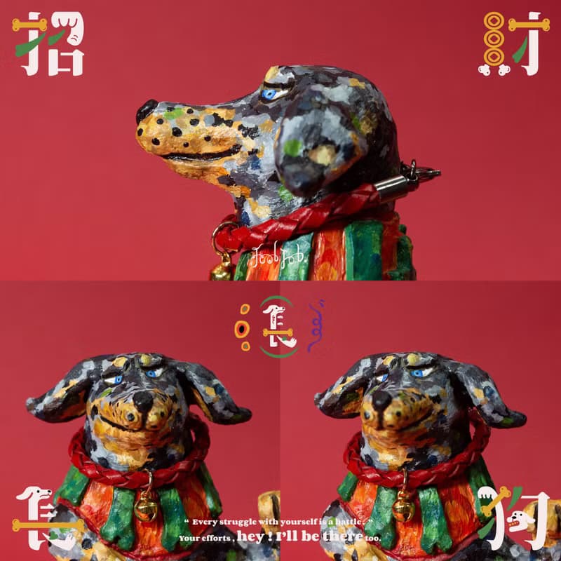 招財大理石長狗 Lucky DooooooG/招財狗/臘腸狗/母親節禮物