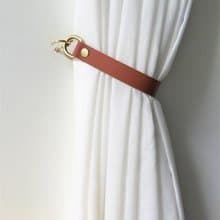 皮革窗簾綁帶//簡約主義//家居裝飾//窗簾//窗簾綁帶